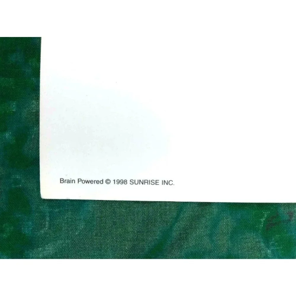 Anime Brain Powered Powerd Post Card Vintage Promo Item Series Sunrise Tomino
